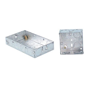 Pre-Galvanised Switch & Socket Boxes